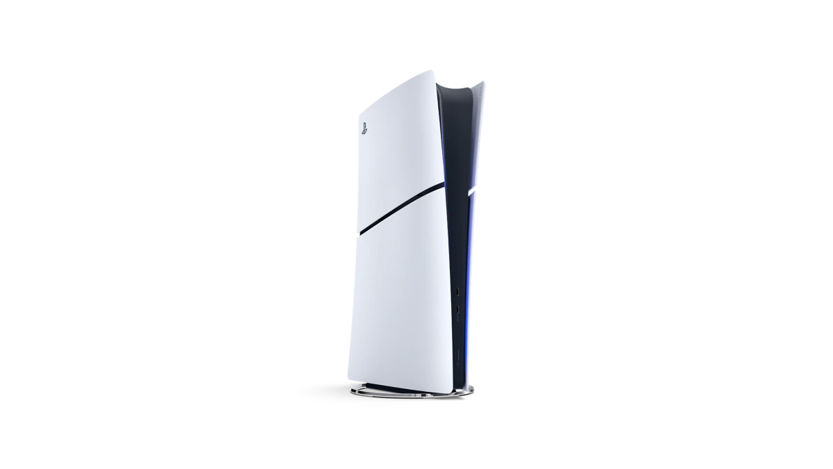 PlayStation 5 Slim · 825 GB · Digital · Skrå vinkel