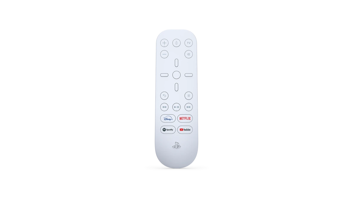 Télécommande multimédia PS5 · Vue de face