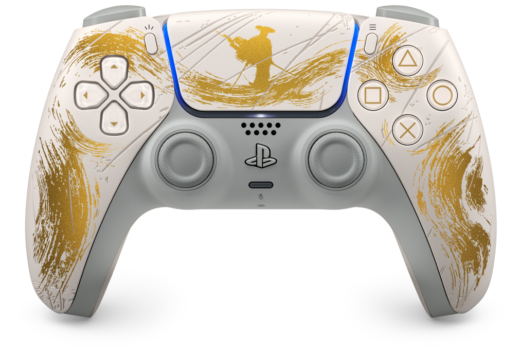 DualSense · Ghost of Yōtei Gold Limited Edition · Forside